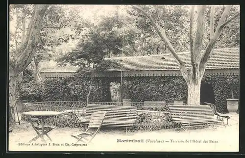 AK Montmirail, Terrasse de l'Hotel des Bains