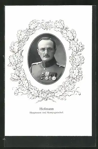 AK Hauptmann und Kompagniechef Hofmann