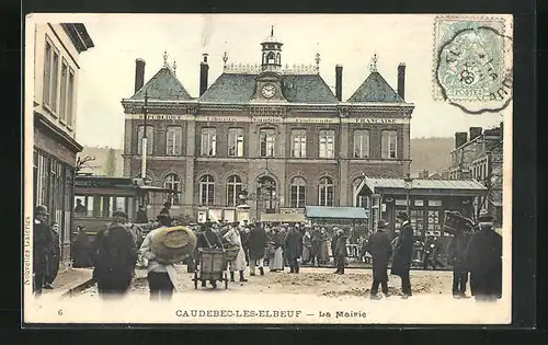 AK Caudebec-les-Elbeuf, Le Mairie