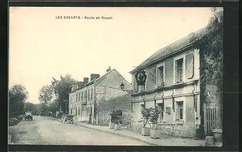 AK Les Essarts, Route de Rouen