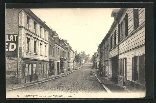 AK Barentin, La Rue Nationale