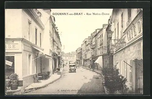 AK Gournay-en-Bray, Rue Notre-Dame