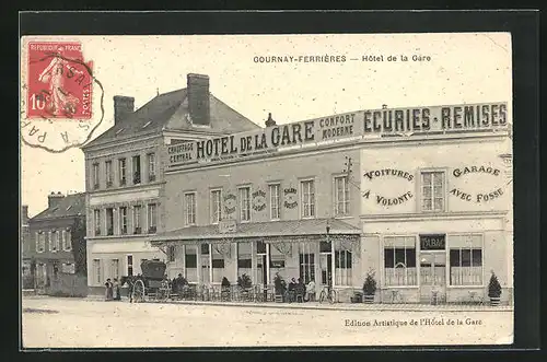 AK Gournay-Ferrières, Hotel de la Gare