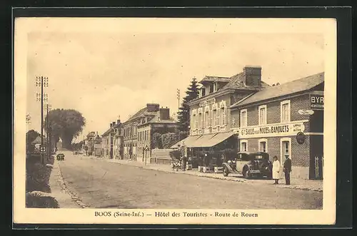 AK Boos, Hôtel des Touristes, Route de Rouen