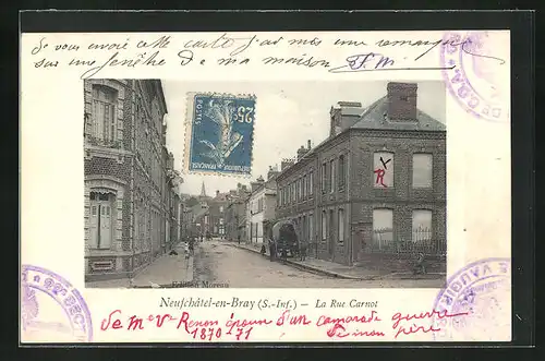 AK Neufchâtel-en-Bray, La Rue Carnot