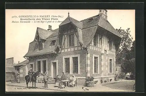 AK Gonneville-la-Mallet, Hostellerie des Vieux Plats