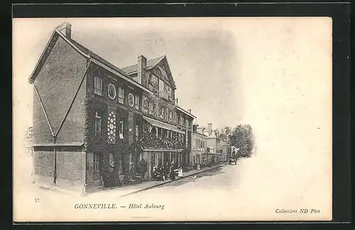 AK Gonneville, Ansicht vom Hotel Aubourg