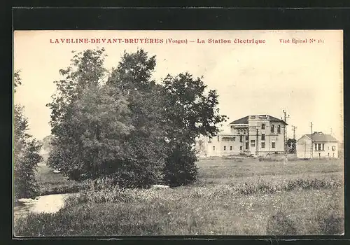 AK Laveline-devant-Bruyères, La Station électrique