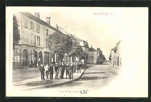 AK Raon-l`Étape, Rue Jules Ferry, Strassenpartie