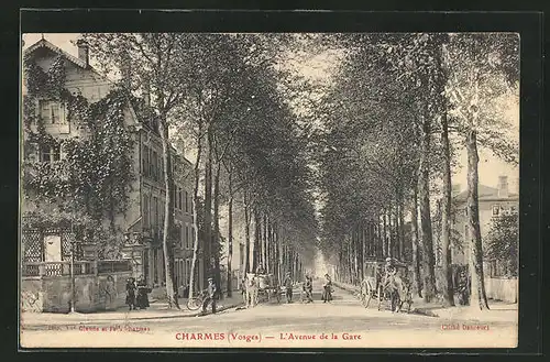 AK Charmes, l'Avenue de la Gare