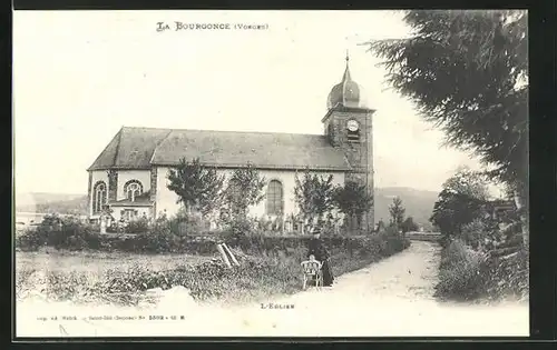 AK La Bourgonce, l'Eglise