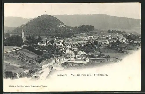 AK Bruyéres, Vue Générale prise d`Hélédraye