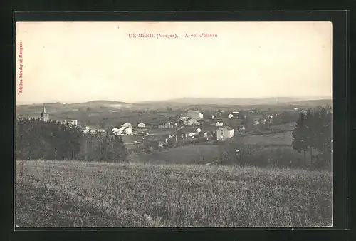 AK Uriménil, A vol d`oiseau, Ortsansicht