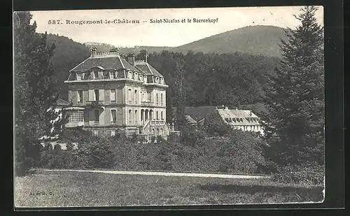 AK Rougemont-le-Chateau, Saint-Nicolas et le Boerenkopf