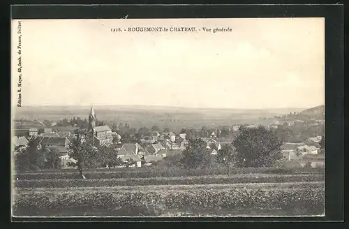 AK Rougemont-le-Chateau, Vue générale, Ortsansicht mit Blick ins Land
