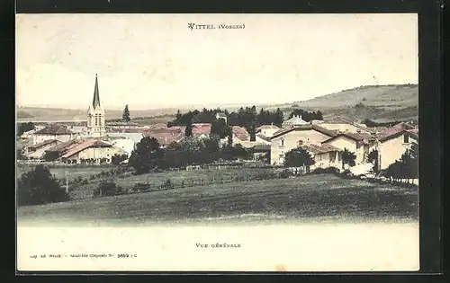 AK Vittel, Vue générale, Teilansicht der Ortschaft