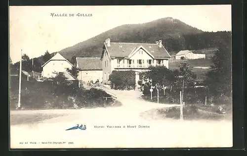 AK Celles, Hotel Velleda & Mont Donon