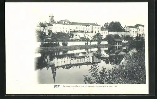 AK Charmes-sur-Moselle, Anciens Remparts & Couvent