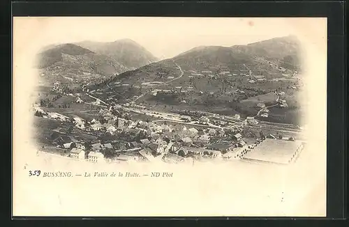 AK Bussang, La Vallee de la Hutte, Panorama