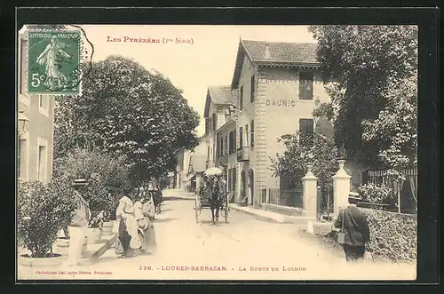 AK Loures-Barbazan, la Route de Luchon