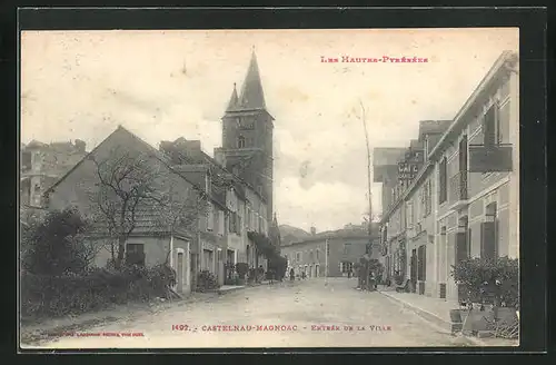 AK Calstelnau-Magnoac, Entrée de la Ville