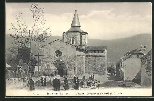 AK St-Savin, L`Eglise, Monument National XIIe siècle