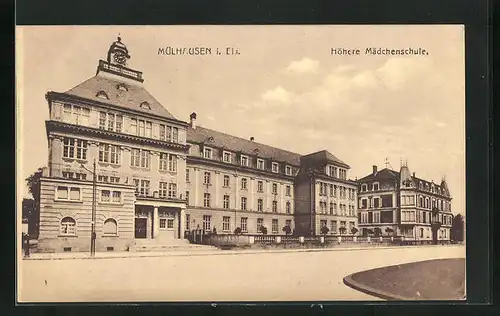 AK Mülhausen i. Els., Höhere Mädchenschule