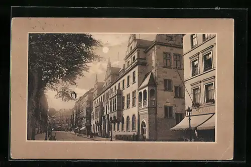 AK Mainz, Neues Postgebäude