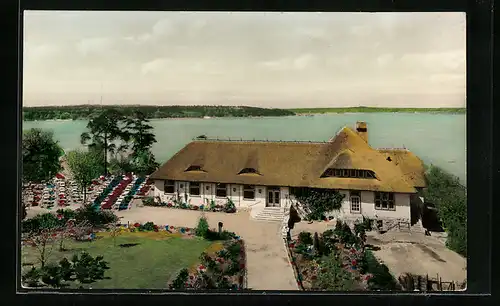 AK Berlin-Wannsee, Blick auf Restaurant Wannsee-Terrassen, Bes. E. Schrader