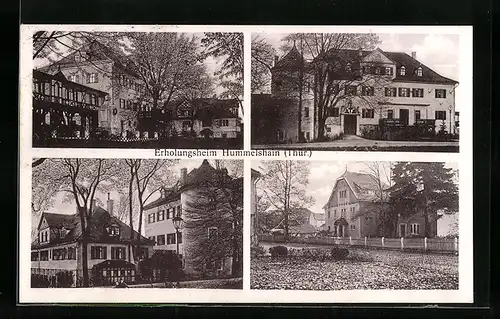 AK Hummelshain i. Thür., Ansichten des Erholungsheims