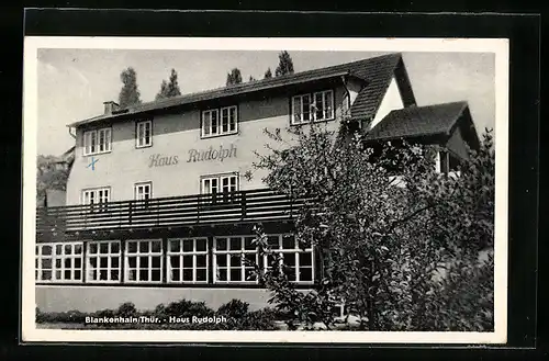 AK Blankenhain /Thür., Hotel Haus Rudolph