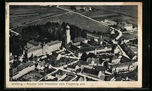 AK Ursberg, Blick auf Kloster und Anstalten