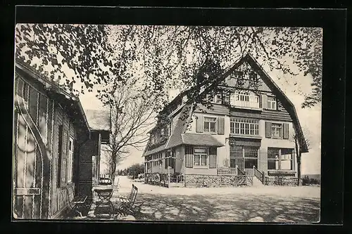 AK Eibenstock, Pension Sommerfrische und Wandererheim Bielhaus