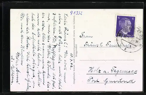 AK Heiligenstadt /Fränk. Schw., Ortsansicht von einer Anhöhe