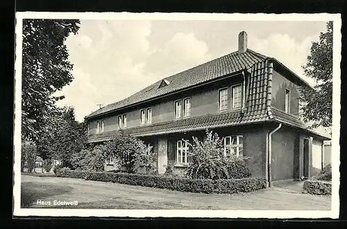 AK Brackwede /Westf., Haus Edelweiss, Evg. Mädchenheime Ummeln