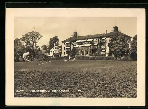 AK Ebenhausen, Blick zum Sanatorium