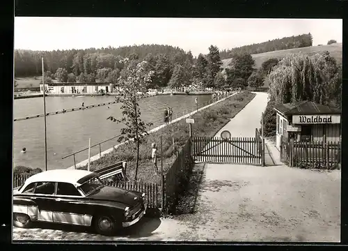 AK Wolfersdorf b. Stadtroda, Waldbad