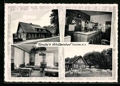 AK Dollern, Gasthaus Tamke`s Schützenhof, Inh. Gustav Tamcke, Innenansichten