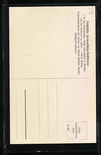 AK Zittau, Tordurchblick in die Badergasse