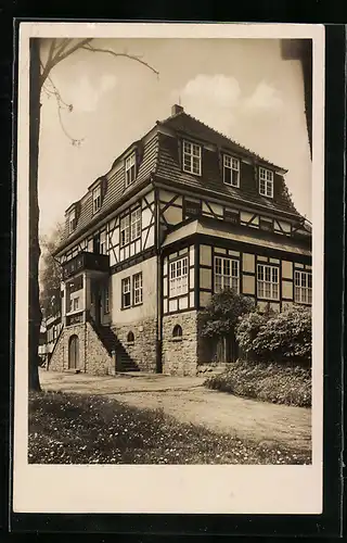 AK Albrechts, Ansicht vom Haupthaus des Aschenhofes