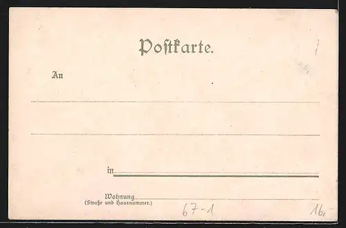 Künstler-AK Dresden, Volkstümliche Ausstellung für Haus und Herd 1899, Gastwirtschaft