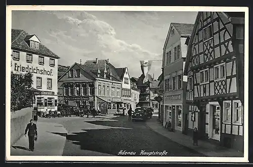 AK Adenau, Hotel-Restaurant Friedrichshof an der Hauptstrasse