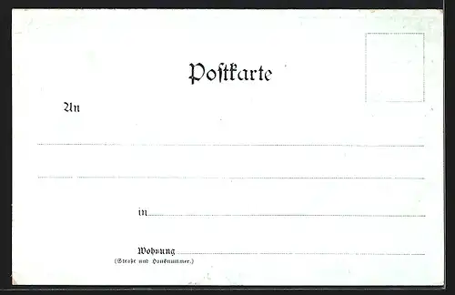 Lithographie Geislingen, Totalansicht, einsamer Turm