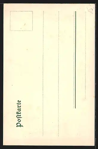 Lithographie Kempten, Panorama, IX. Delegierten-Versammlung des Bayr. Verkehrs Beamten Vereins 1903