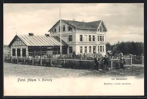 AK Harburg, Forst Höpen, Gasthaus zur Waldquelle