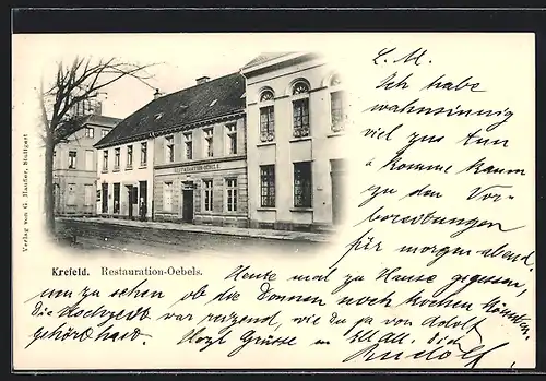 AK Krefeld, Restaurant Oebels