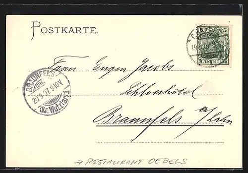 AK Krefeld, Restaurant Oebels