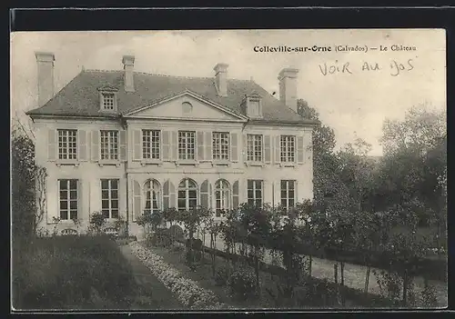 AK Colleville-sur-Orne, le Chateau