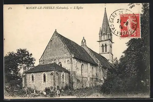AK Magny-le-Freule, l`Église