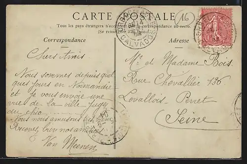 AK Orbec, la Rue Grande